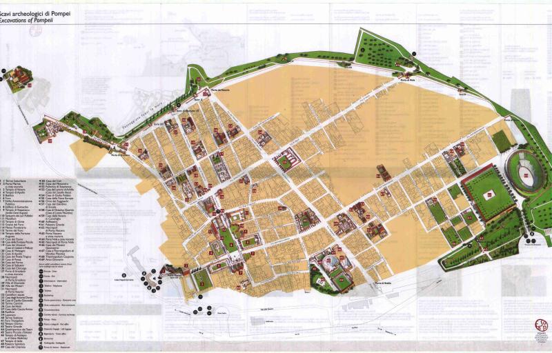 Pompeii Map
